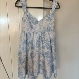 Altar’d State Blue Floral Dress